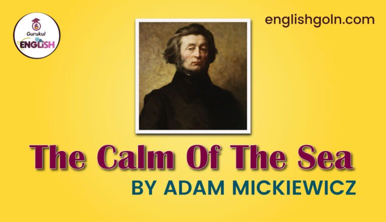 The Calm Of The Sea by Adam Mickiewicz