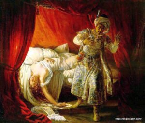 Othello and Desdemona by Alexandre - Marie Colin