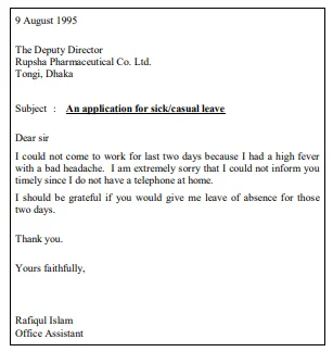 Joining and Resignation Letters and Leave of Absence Letters. 7 Joining and Resignation Letters and Leave of Absence Letters.