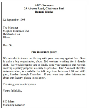 Bank and Insurance Letters