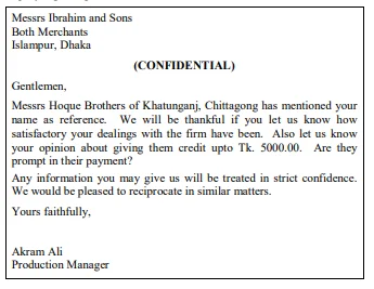 ELECTIONS TO OFFICE 14 Inquiry Letters
