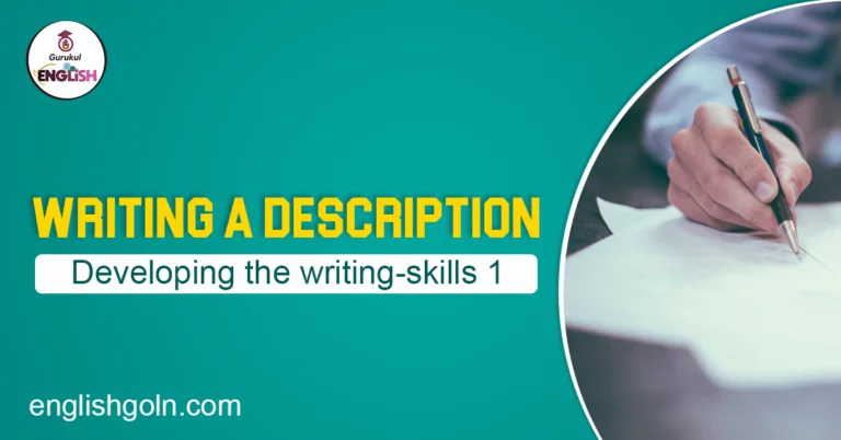 Writing a description