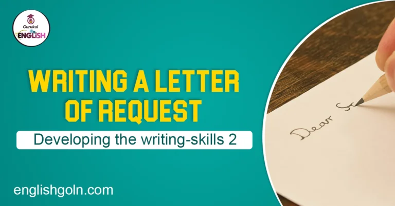 Writing a letter of request