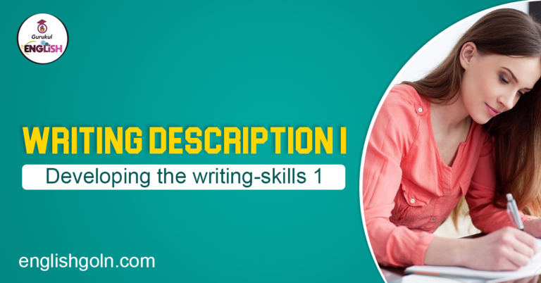 Writing description 1