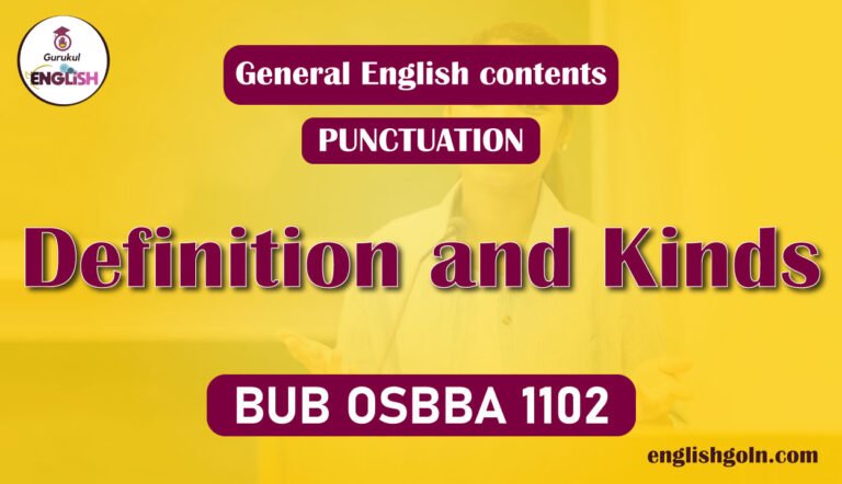 Definition and Kinds