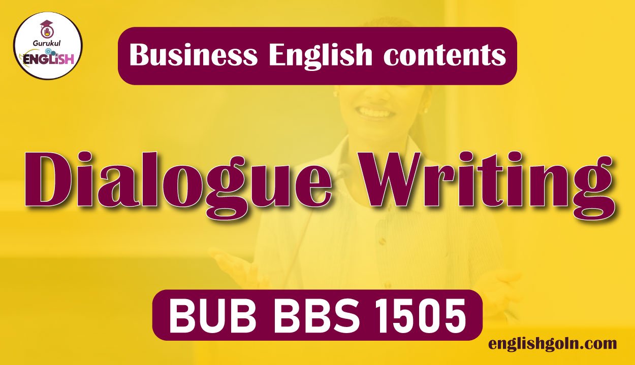 Dialogue Writing