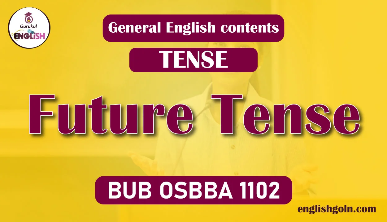 Future Tense 1 Future Tense