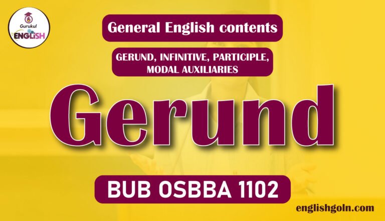 Definition of Gerund
