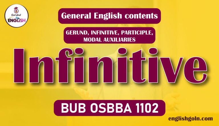 Definition of Infinitive
