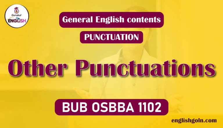 Other Punctuations