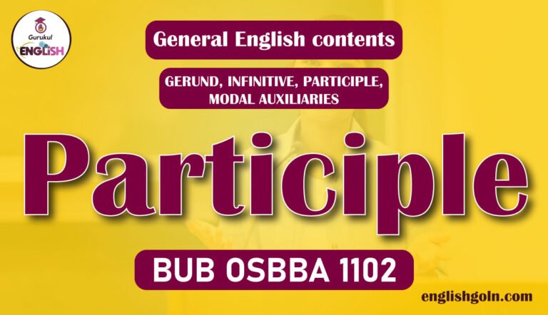 Definition of Participle