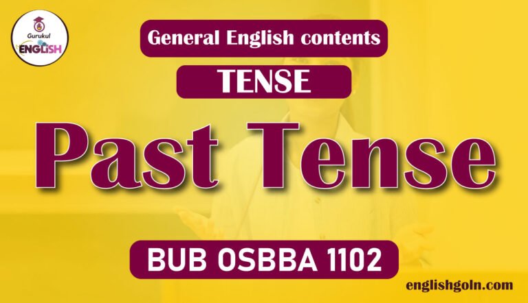 Past Tense