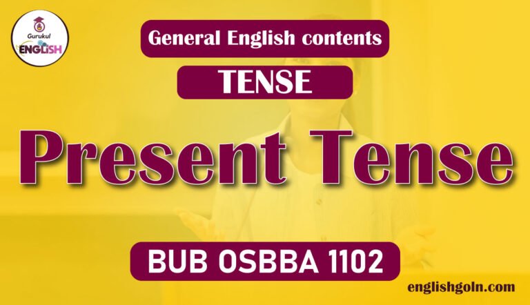 Present Tense