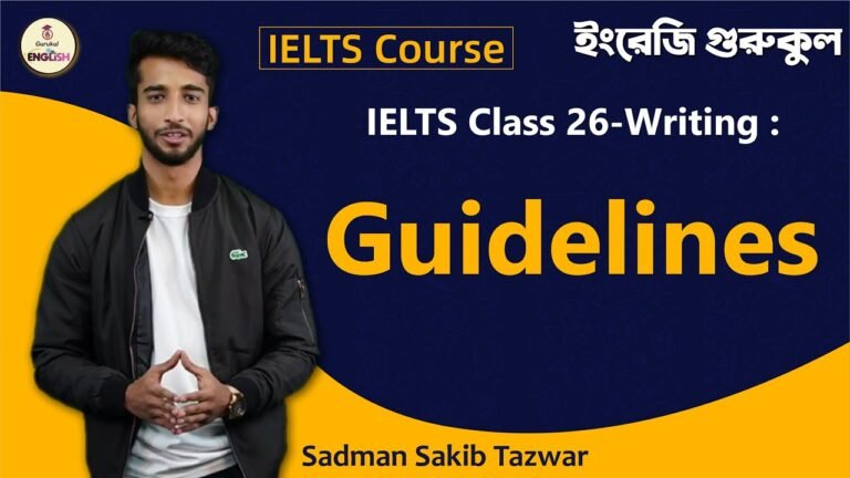 Writing Guidelines | Writing | IELTS Course