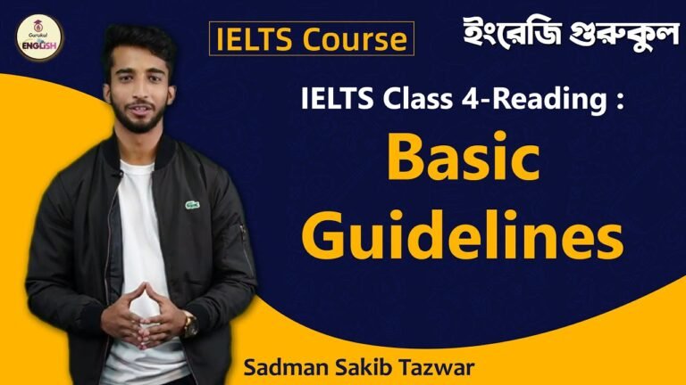 Basic Guidelines | Reading | IELTS Course