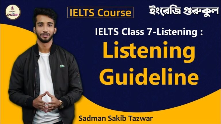 Listening Guideline | Listening | IELTS Course