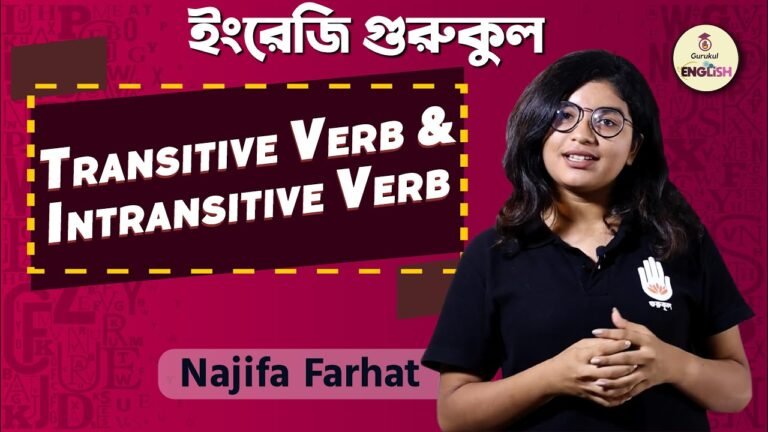 Transitive Verb and Intransitive Verb | English Grammar