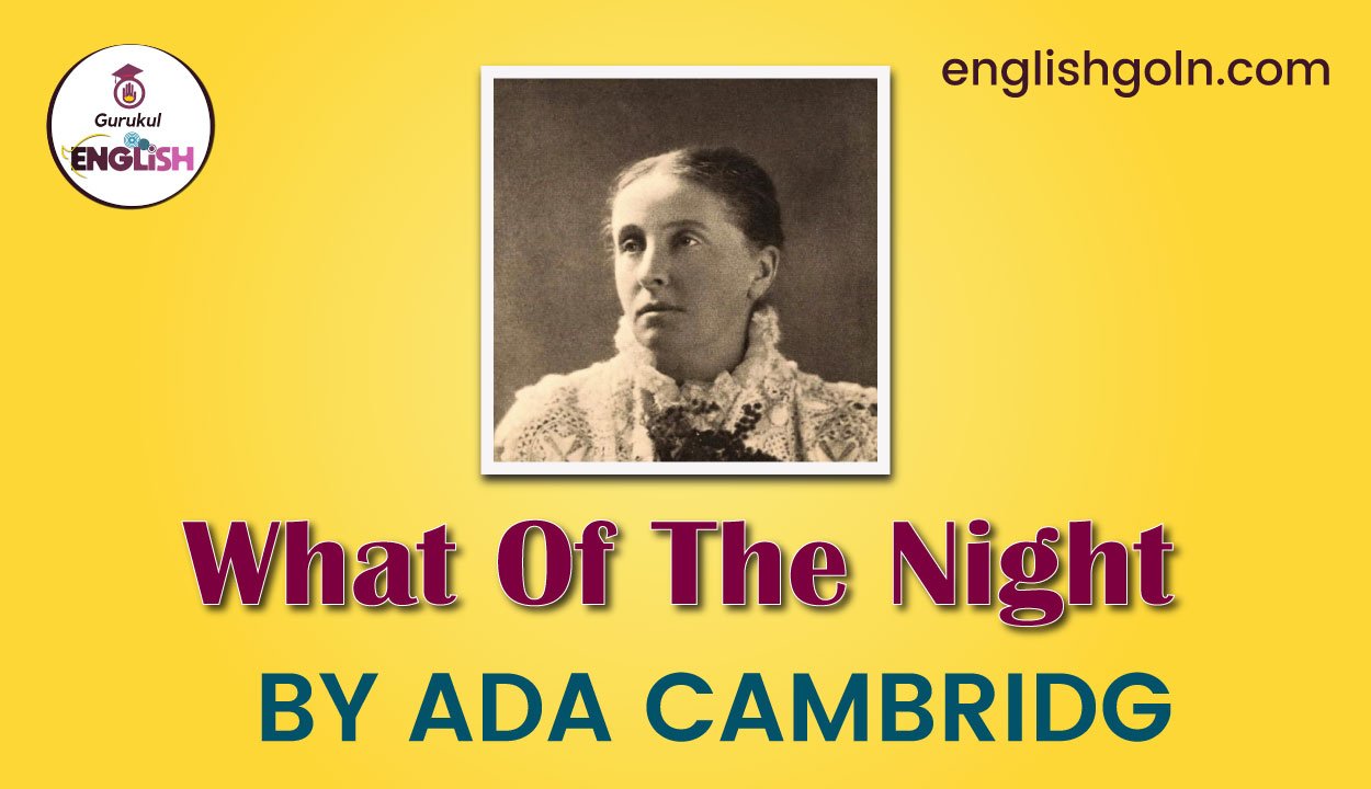 What Of The Night by Ada Cambridg